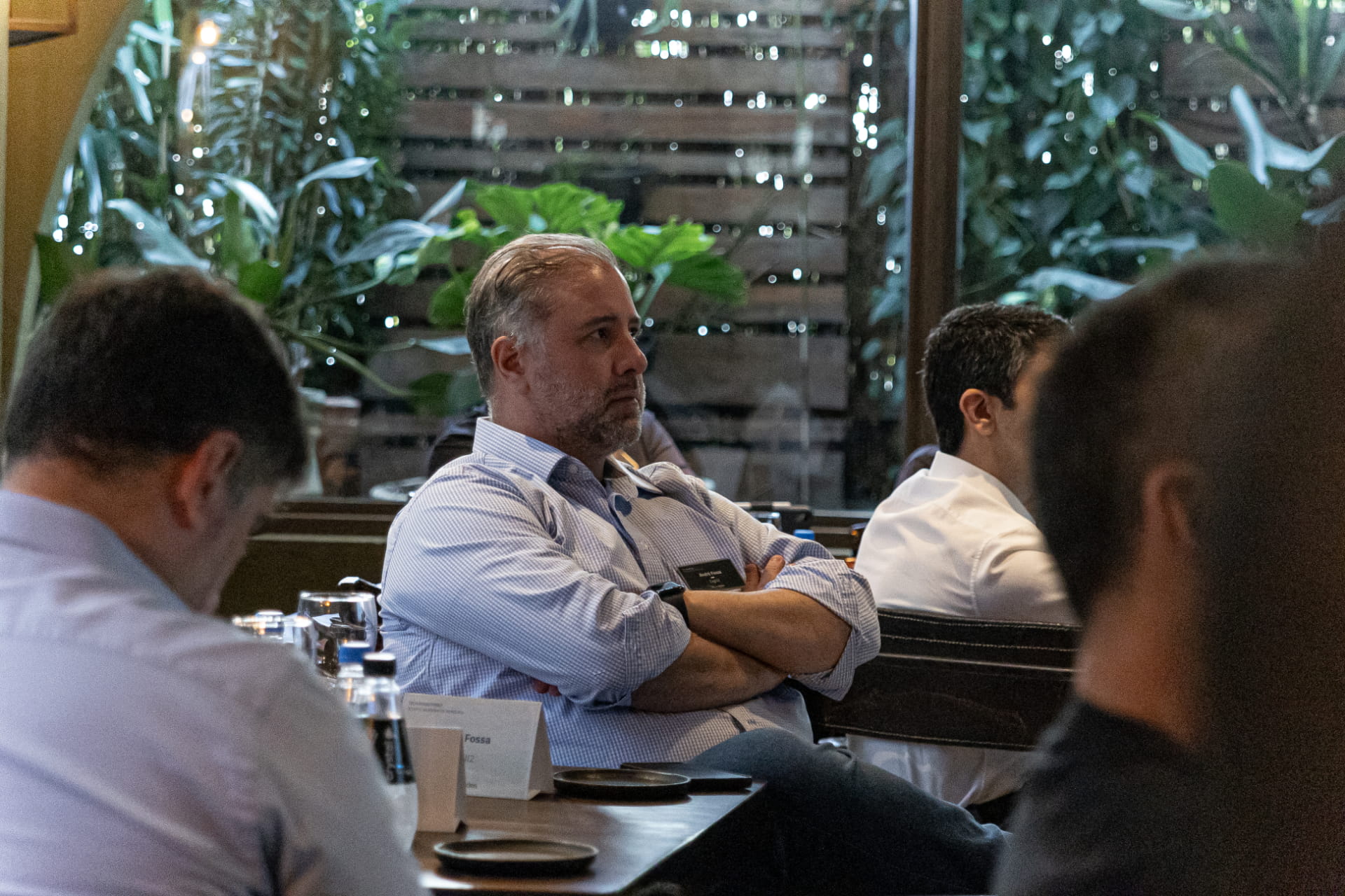 Mesa executiva CxO Club em jantar privado